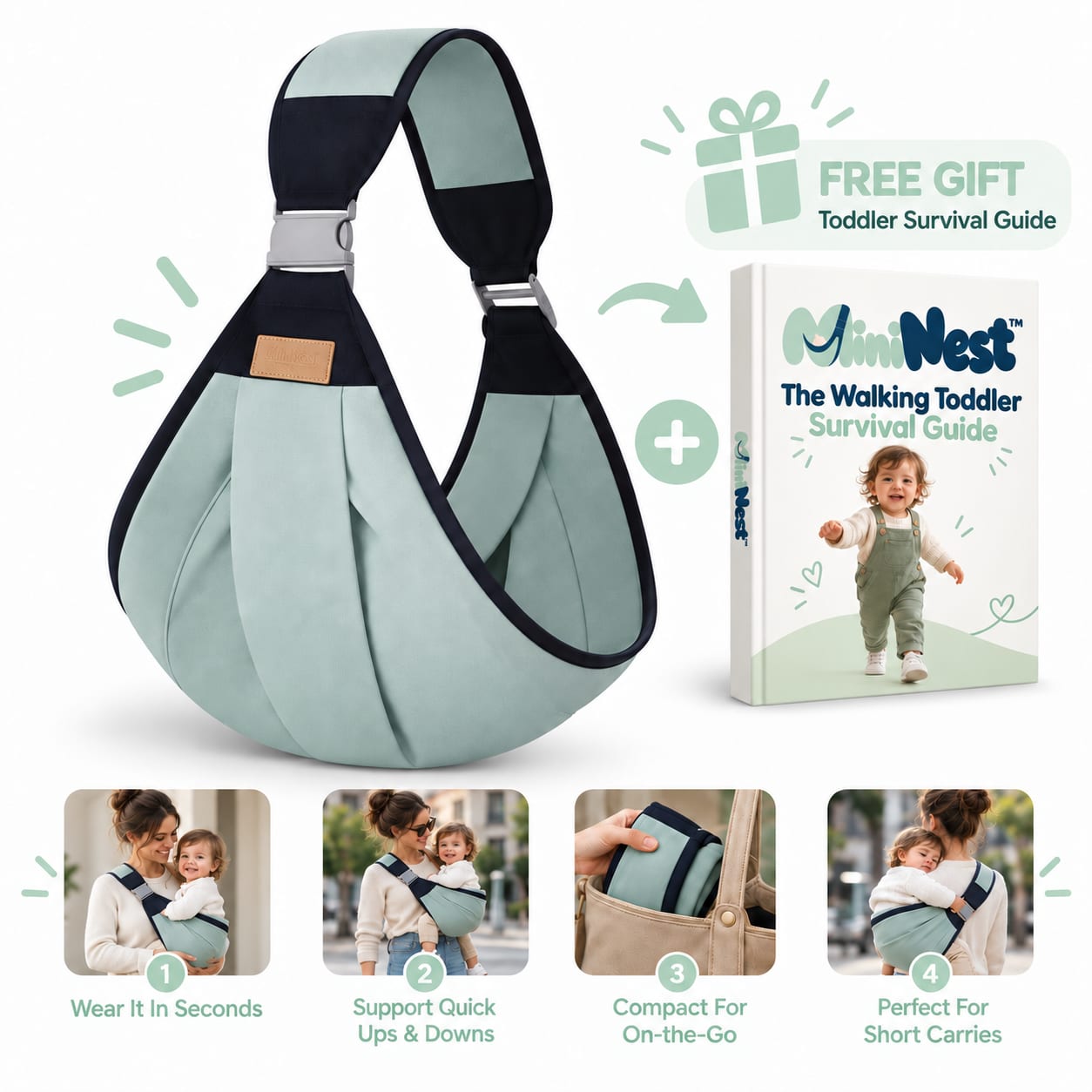 NestBud™ – Toddler Carrier